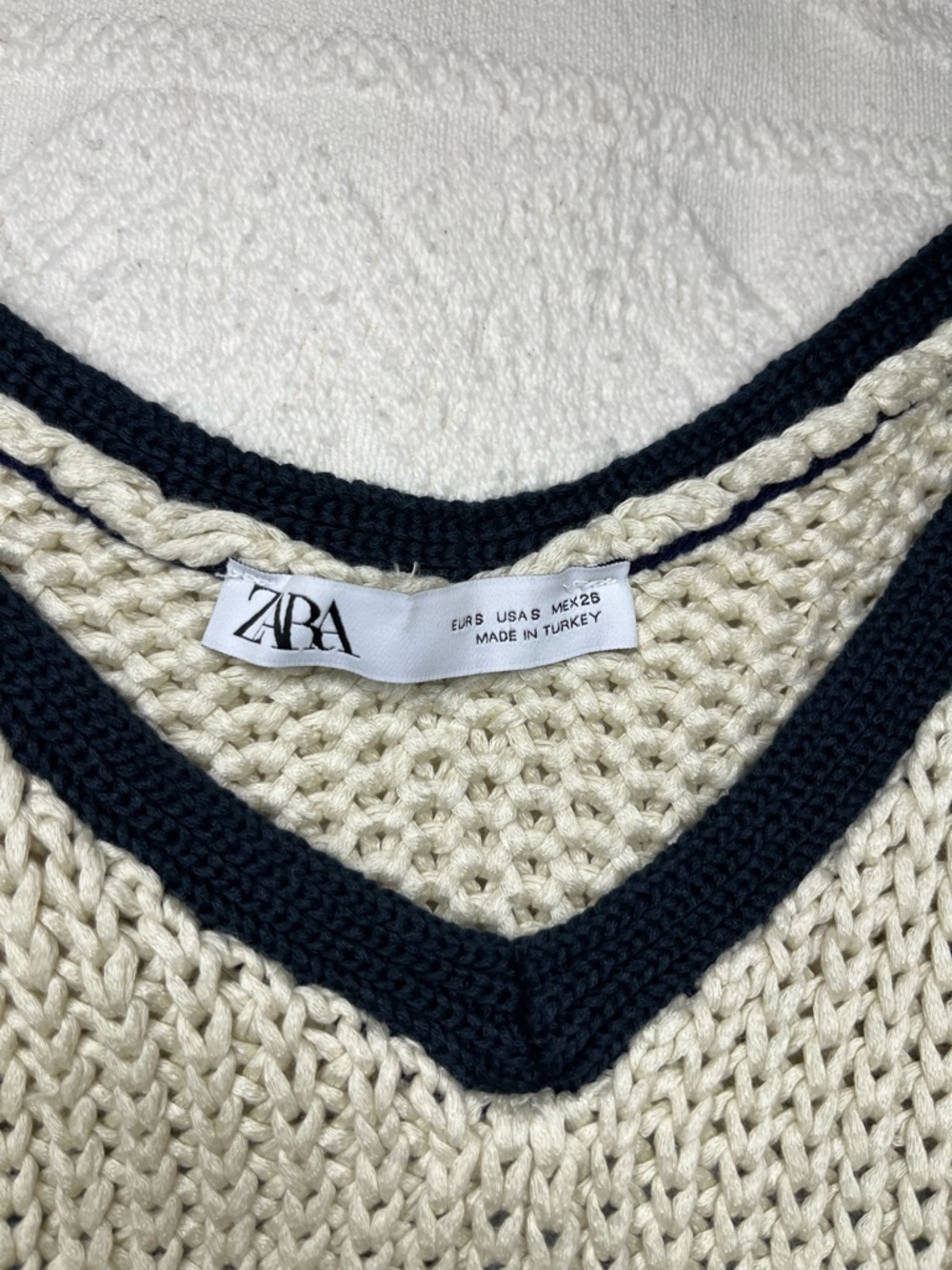 Zara Limited Edition Stripe Knit Maxi Dress Blue Ombré - Women’s Small - Picture 4 of 5